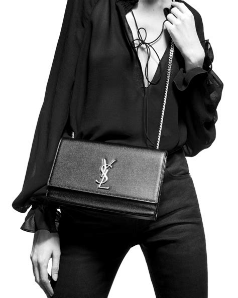 celebrity ysl kate medium|ysl kate medium chain bag.